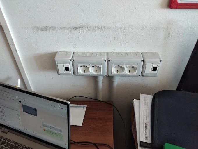 Prese e interruttori installati da DM Impianti Elettrici